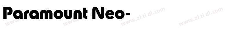 Paramount Neo字体转换
